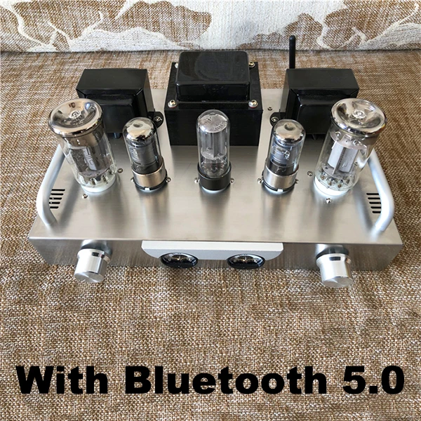 Настольный усилитель мощности F1 Bluetooth вакуумная трубка 6J8P FU50 5U4C домашний звука HiFi