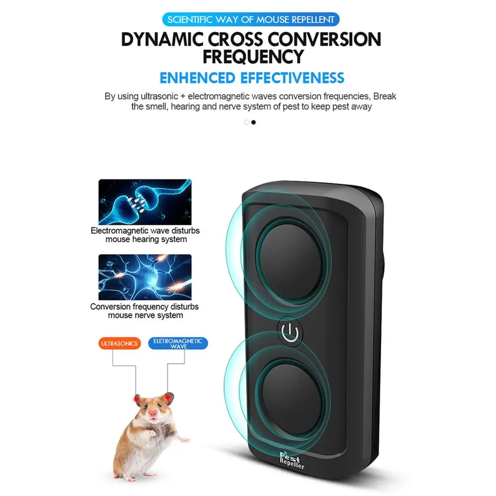 Расширенная версия электронный кошачий Ультразвуковой Anti Отпугиватель комаров