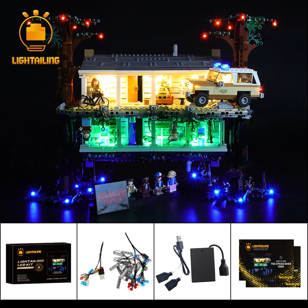 

LIGHTAILING LED Light Kit For Stranger Things The Upside Down Lighting Set Compatible With 75810 (NOT Include The Model)