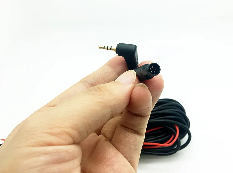 Автомобильный видеорегистратор кабель-удлинитель для задней камеры 5pin 2,5 мм интерфейс 5 отверстий цифровая передача Реверсивный кабель для подключения изображения