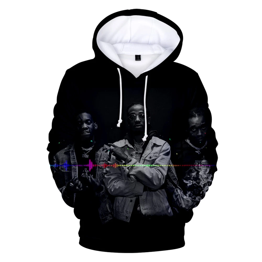 

New Migos Rapper Men's Hooded Sweatshirt Hip Hop Hoodie Men/Women 3D Printing Pattern Fashion Sweatshirt Harajuku Hoody