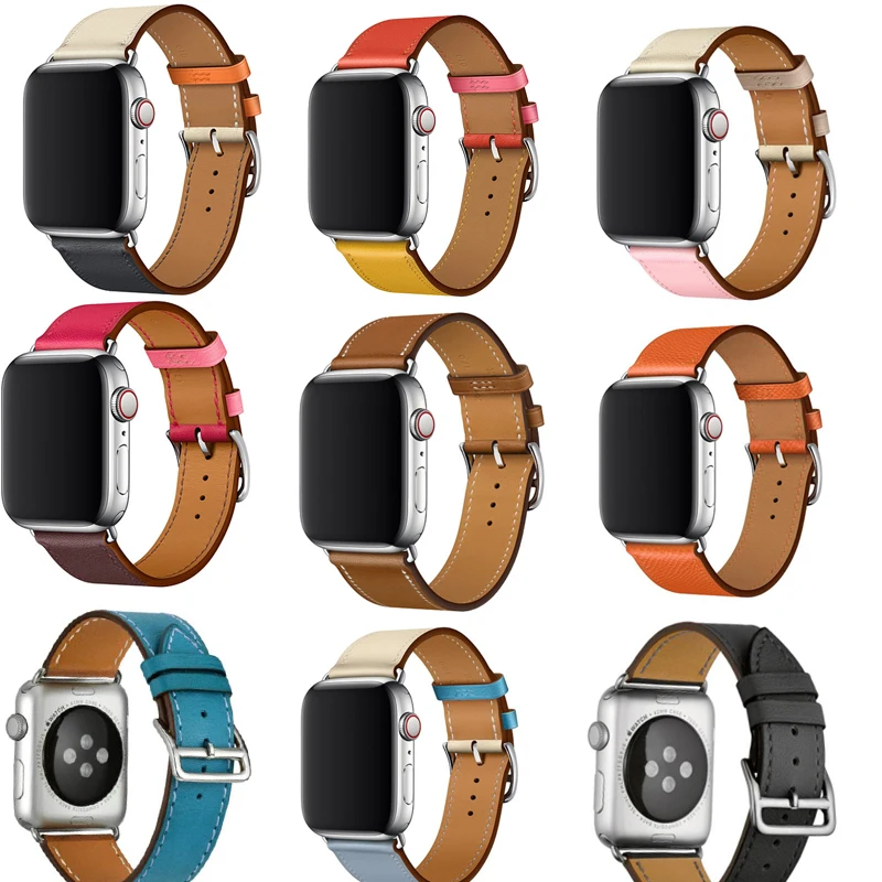 3D изогнутая пленка из закаленного стекла для Apple Watch band se кожаная защиты экрана 38 42