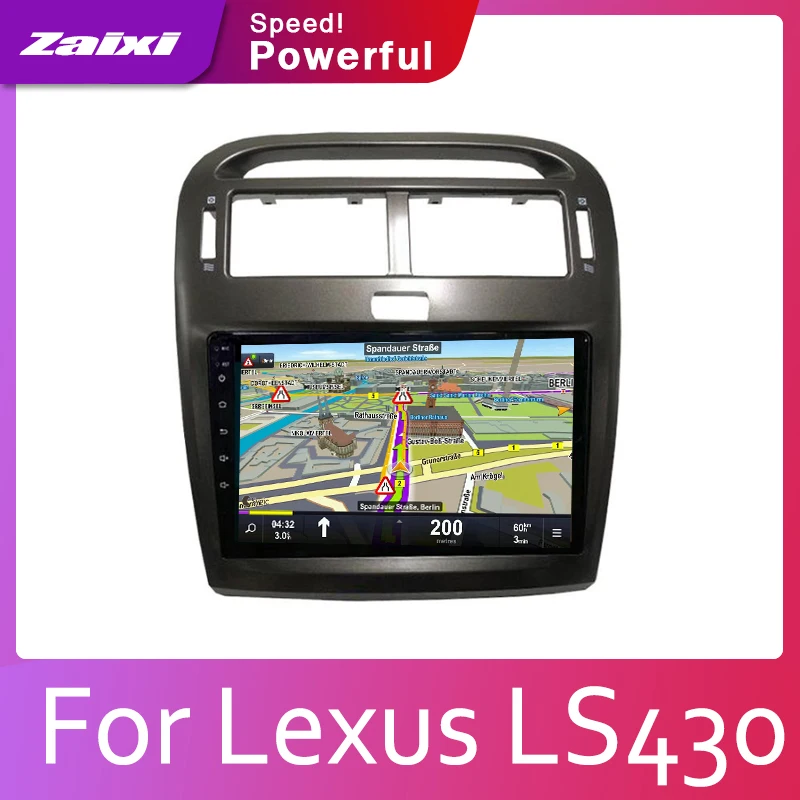 For Lexus LS430 2000 2001 2002 2003 2004 2005 2006 IPS LCD Screen Android 8 Core Car Radio AUX GPS Navi Multimedia | Автомобили и
