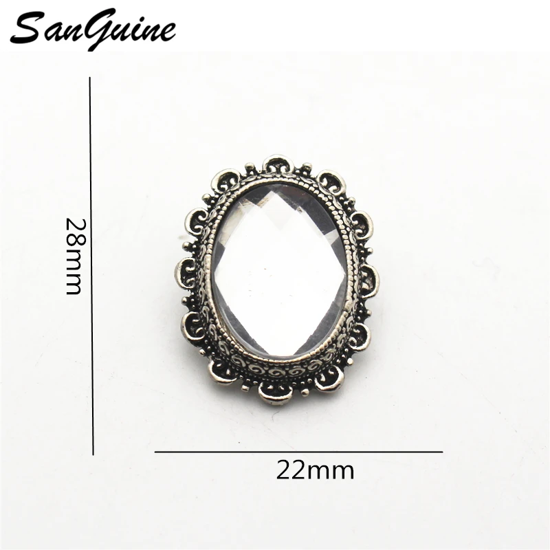 Горячая продажа Кнопка со стразами подвески оснастки сплав для браслеты