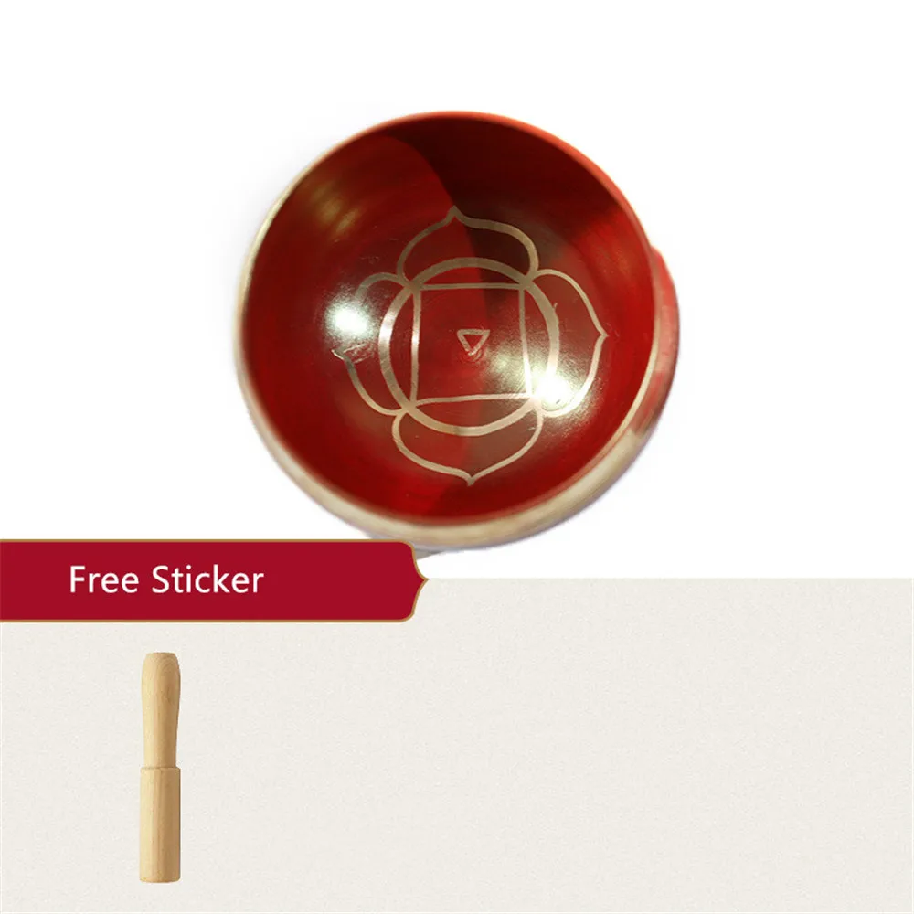Непальская медная тибетская поющая чаша набор из 7 чаш ручной работы для йоги
