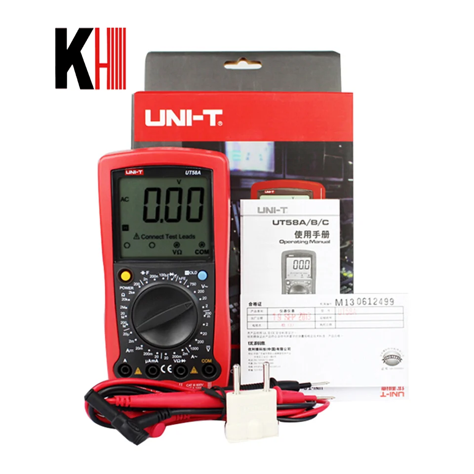 

Function analog inductance capacitance digital multimeter with clamp meter true rms