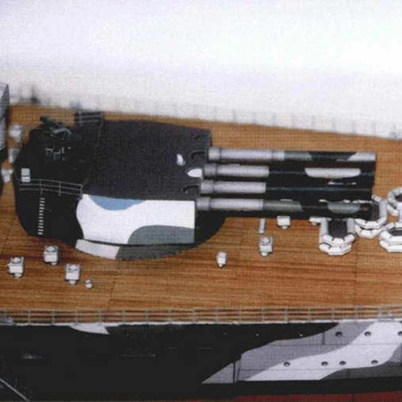 83 см военный корабль британского Уэльса принца модель 3D бумажной карты для