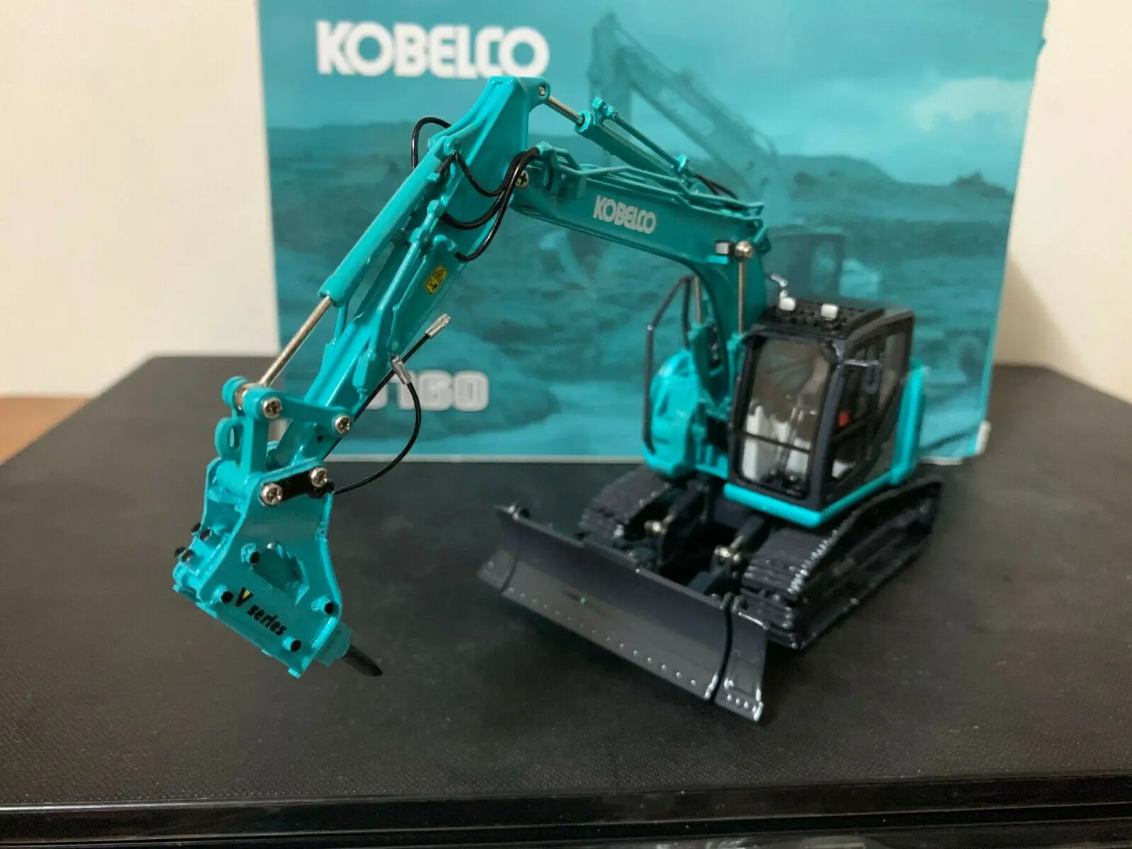 Ros Kobelco ED160BR-5 ультра маленькая круглая молотковая дрель/экскаватор 1/50 литые под
