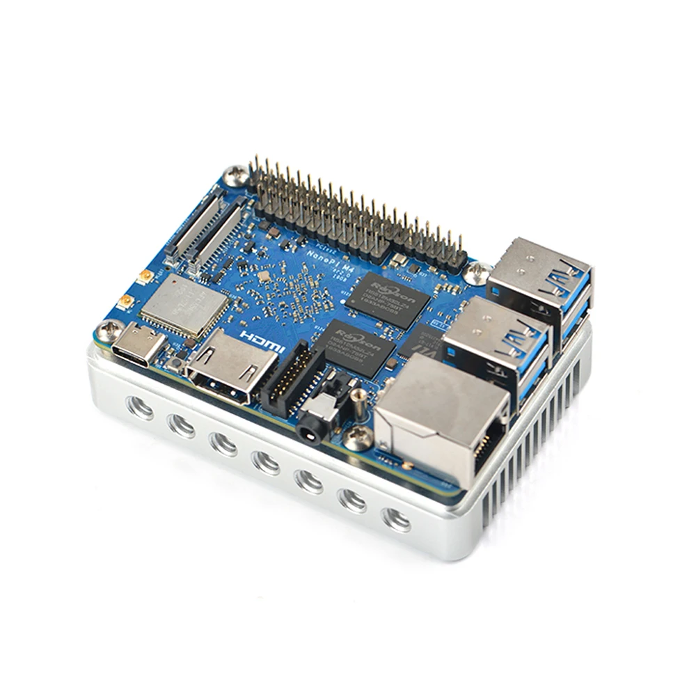 FriendlyElec NanoPi M4V2 4 Гб DDR4 Rockchip RK3399 SoC 2 4G & 5G двухдиапазонный Wi-Fi Поддержка Android 8 1 Ubuntu AI