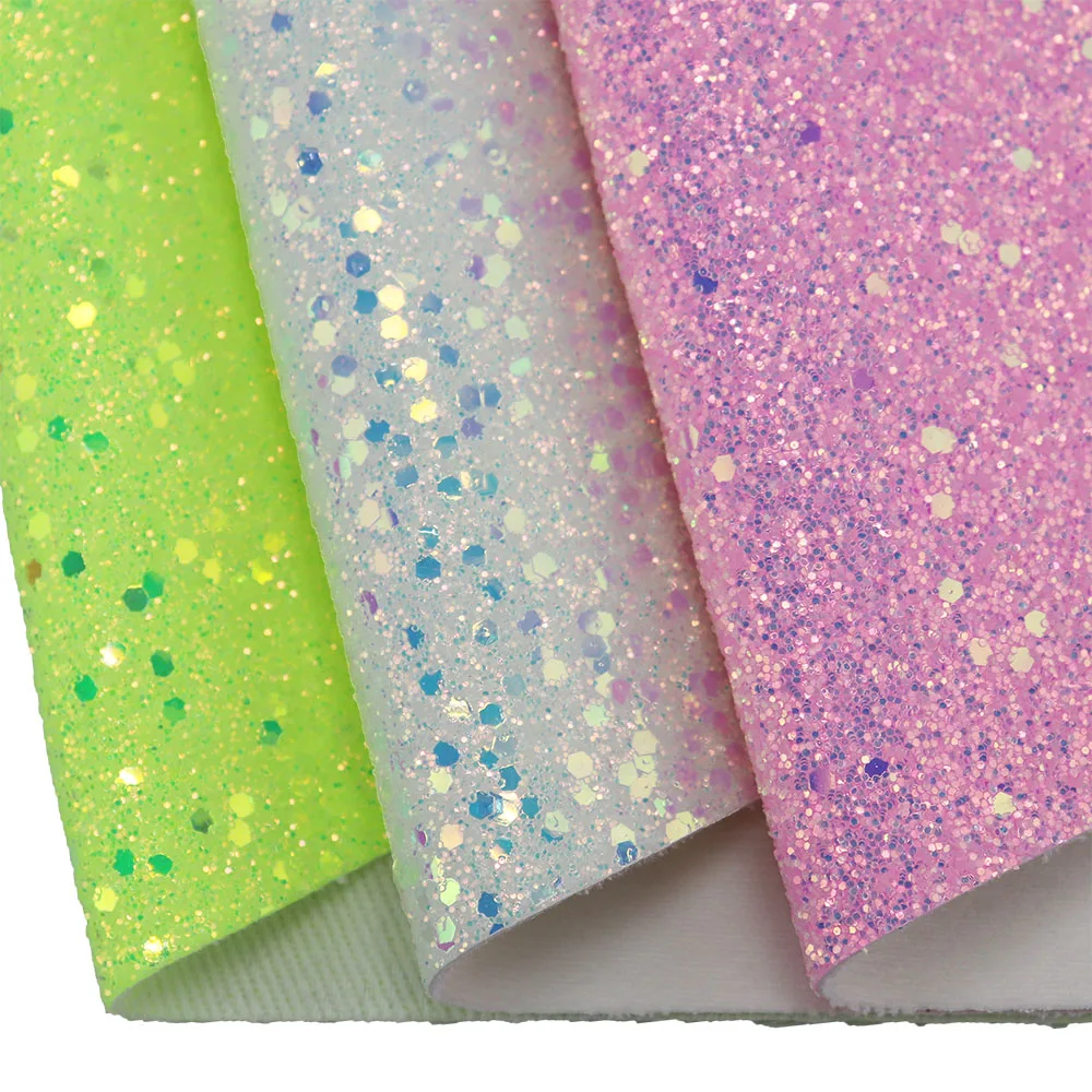 A4 лист блестящая крупная ткань кожа с белой основой для бантов обуви рукоделия