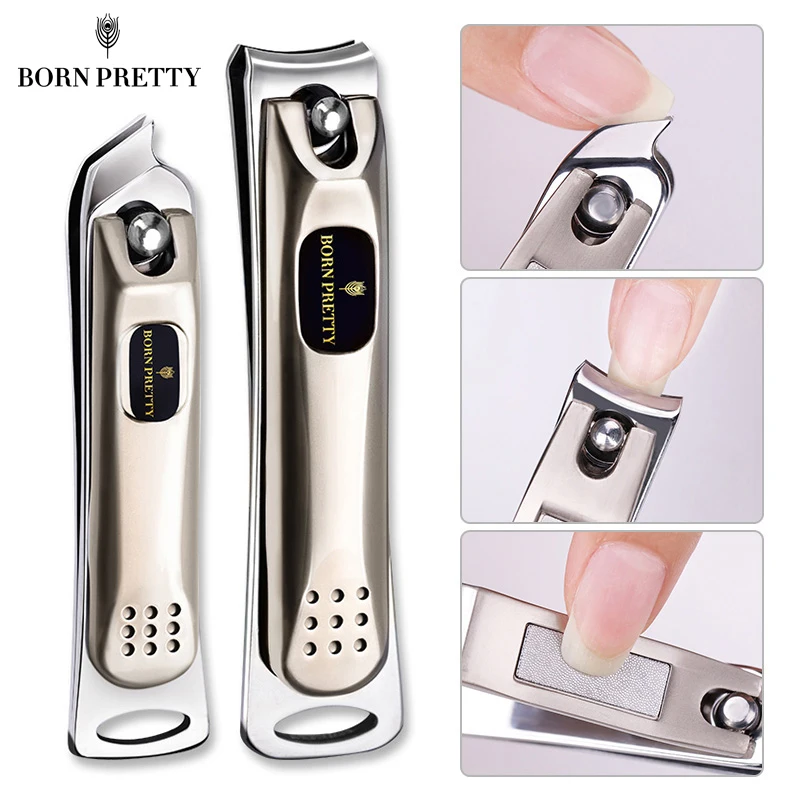 Машинка для стрижки ногтей BORN PRETTY нержавеющая сталь 2 стиля профессиональный