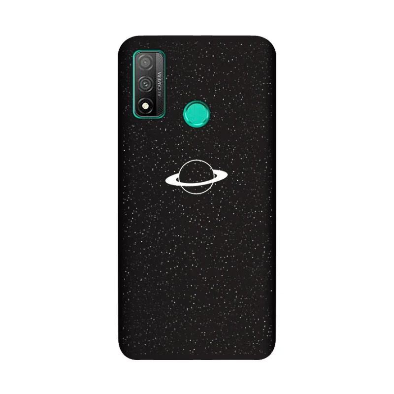 Силиконовый чехол QAQsam для Huawei P smart 2020 Матовые чехлы телефонов с рисунком цветов