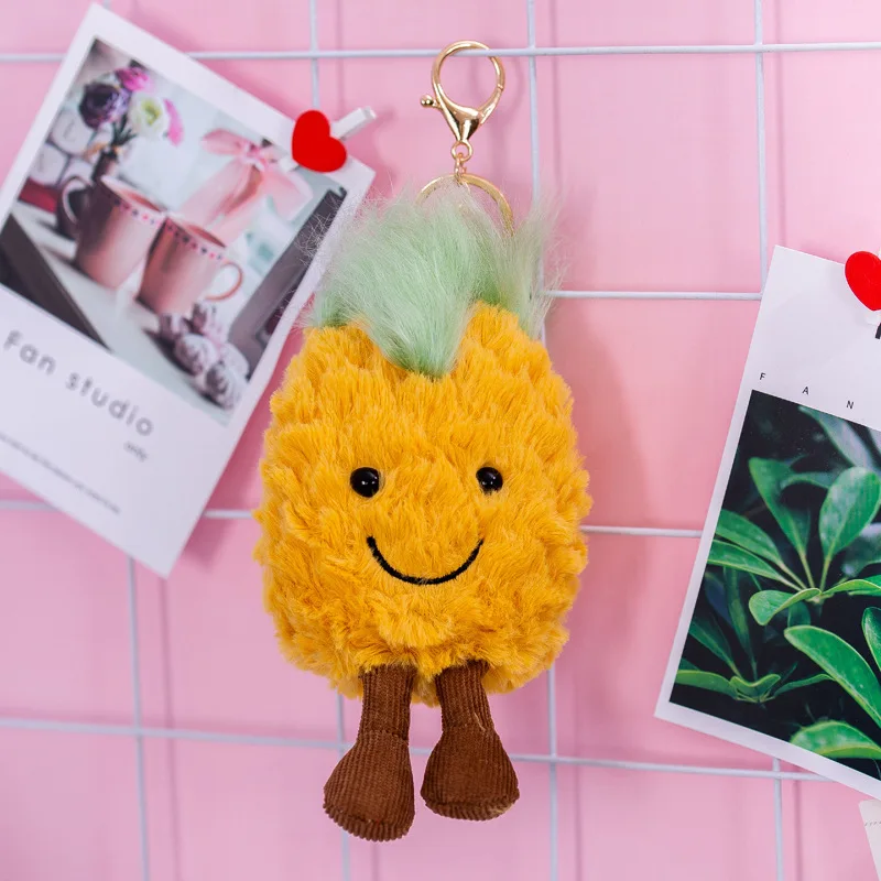 Color 2 Kawaii Авокадо Фрукты плюшевая игрушка милый завод чучела кукла сосна яблоко гриб арбуз яблоко мягкая игрушка брелок подарок на день рождения детей - Цвет: Color 2