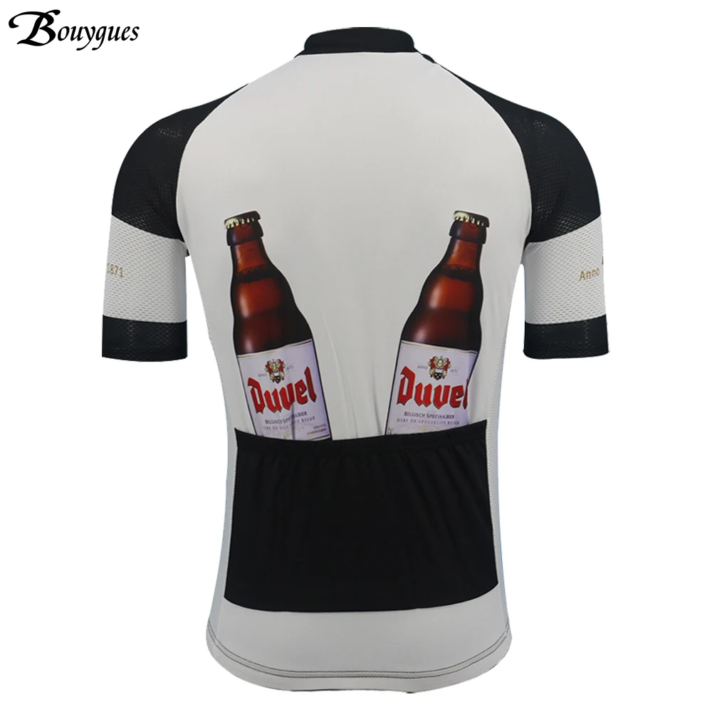 Duvel Beer Мужская классическая велосипедная Джерси с коротким рукавом Ropa Ciclismo Hombre