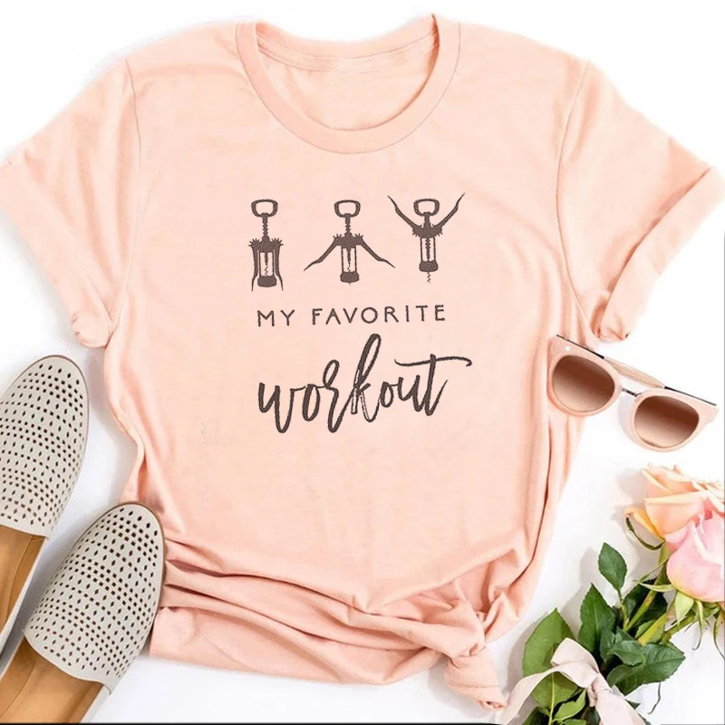 

Vodka Graphic Tee 2021 Bottle Opener Women Clothing Summer O-Neck Women Tops Pink Harajuku Aesthetic Clothes O-Neck L
