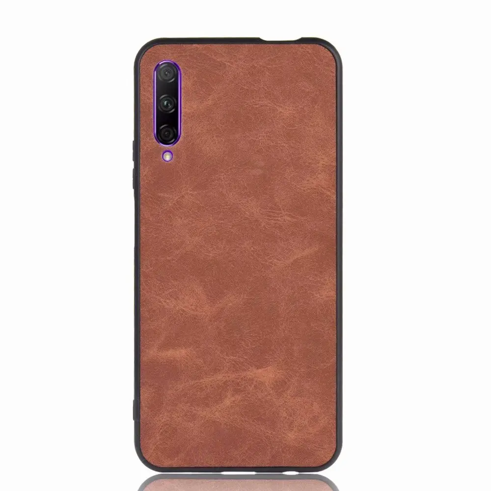 Кожаный чехол Honor 9X для Huawei Pro Ретро Чехол из искусственной кожи с мягкими краями