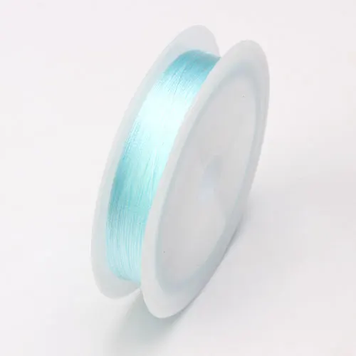 Sky blue 002 1roll/lot 0.3/0.5/0.7/1.0MM Mixed multicolor options Nylon Thread line/wire/rope choker earrings Bracelet necklace jewelry makin - Цвет: Sky blue 002