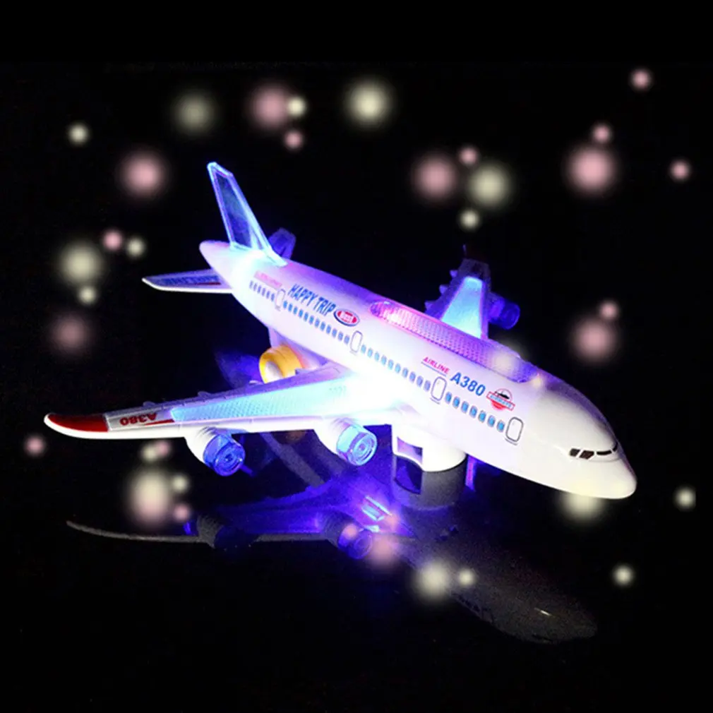 Аэробус A380 пассажирский самолет модель Электрическая универсальная музыка