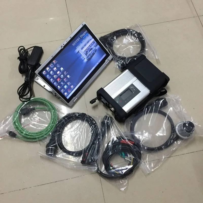 

Star Diagnostic C5 MB Star SD C5 +480GB Mini SSD Software V06.2021 CF-AX2 i5 Used Tablet For MB Cars Auto Repair Diagnostic Tool