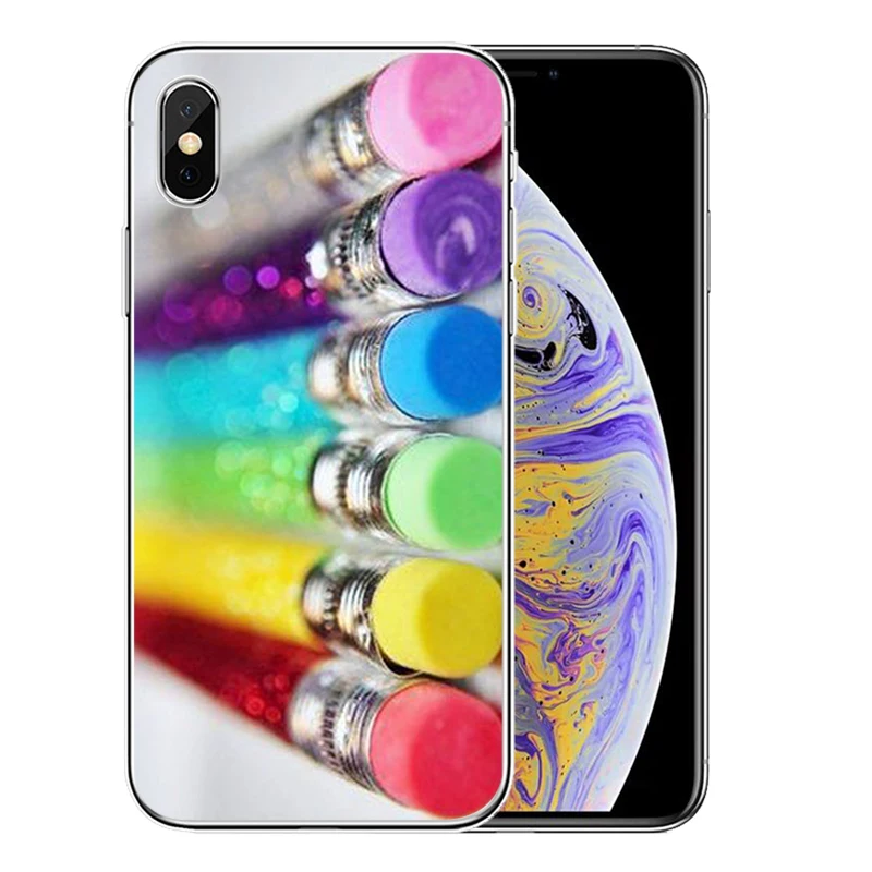 Цветной силиконовый чехол для iphone 12 11Pro Max 11 XR XS X 8 7 6 6S Plus 5 5S SE 2020 | Мобильные