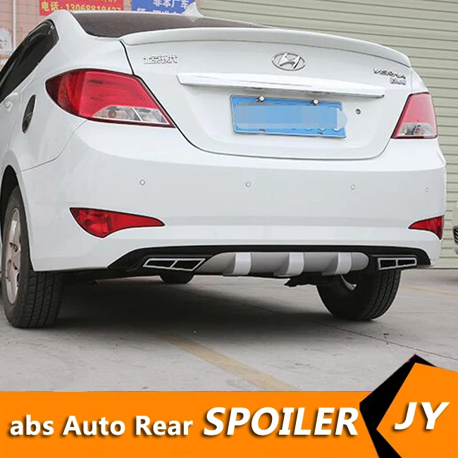 Для HYUNDAI Verna ABS задний бампер диффузор протектор для 2011-2016 accent Body kit передний Лопата
