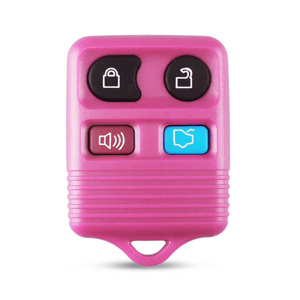 pink Dandkey 4 кнопки сменный чехол дистанционного ключа для Ford Mustang Focus Lincoln LS Town Car Mercury Grand Marquis Sable Smart Key - Количество кнопок: pink