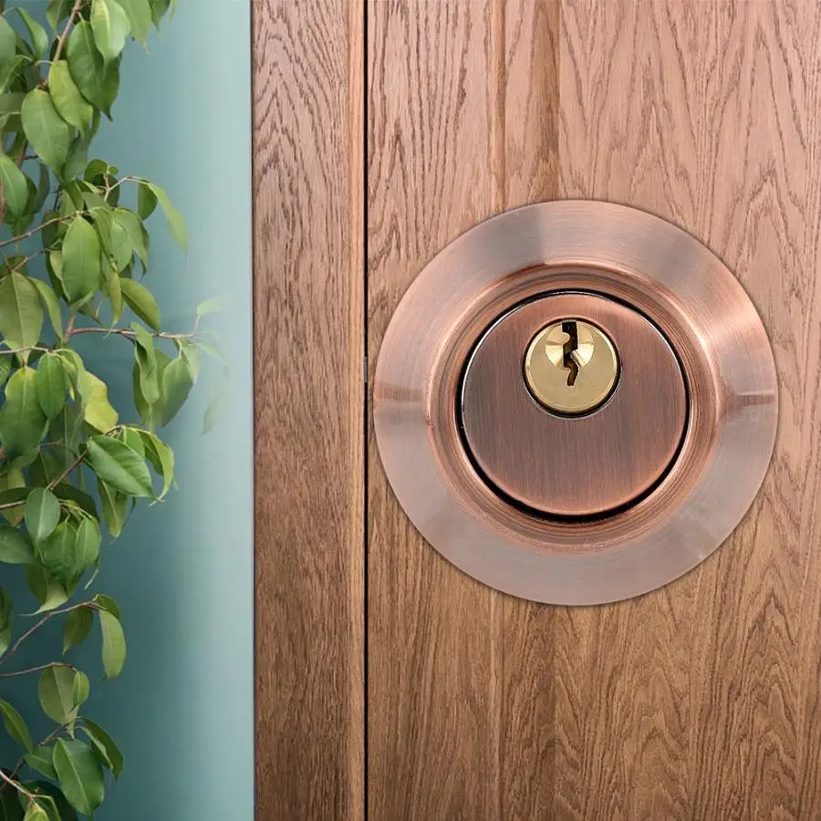 Из нержавеющей стали двойной цилиндр безопасности двери болт с замком на обеих