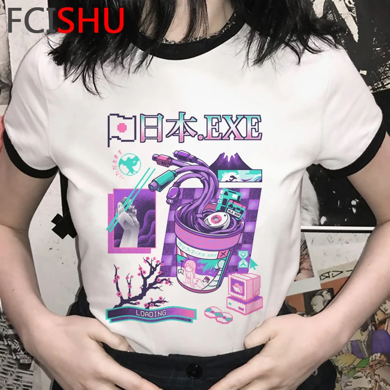 

Эстетика Vaporwave, летняя футболка, Мужской винтажный Топ, эстетика пары 2021, летняя футболка harajuku kawaii
