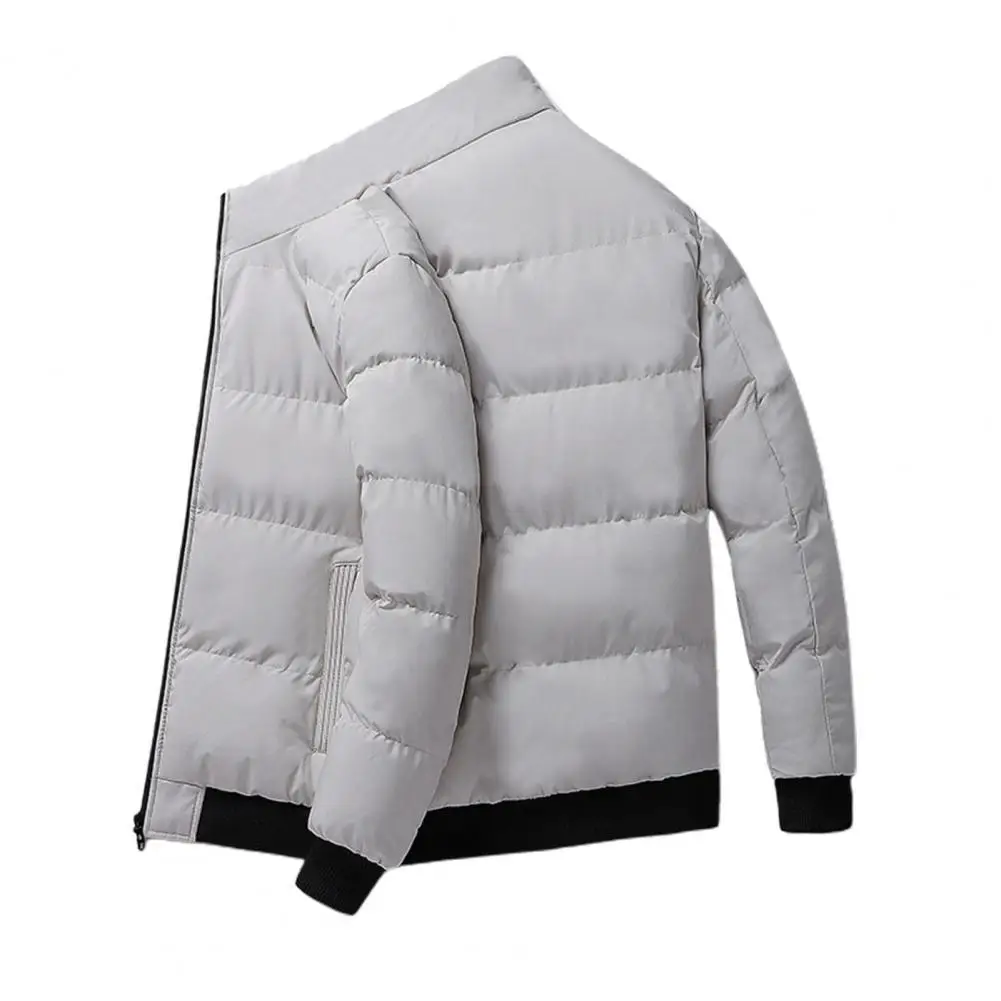 

Men Coat Thickening Cozy Leisure Wear Cotton Jacket Autumn Winter Suit
