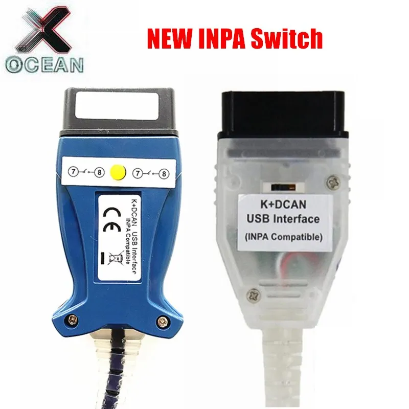 Новый корпус INPA K DCAN + CAN для BMW 16-контактный кабель ISTA FTDI Chip Full PCB OBD2 диагностический