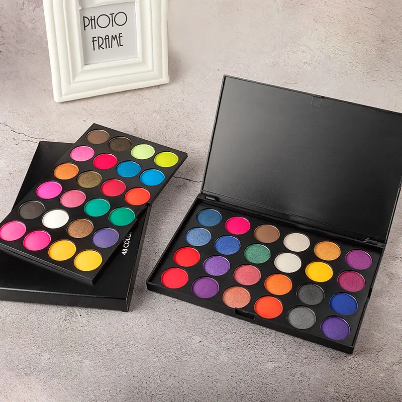 IMAGIC Nieuw palet 48 kleuren Oogschaduw макияж тонизирующий матовый Oogschaduw Flash en Gloeiende Oogschaduw Poeder пигмент Cosmetica