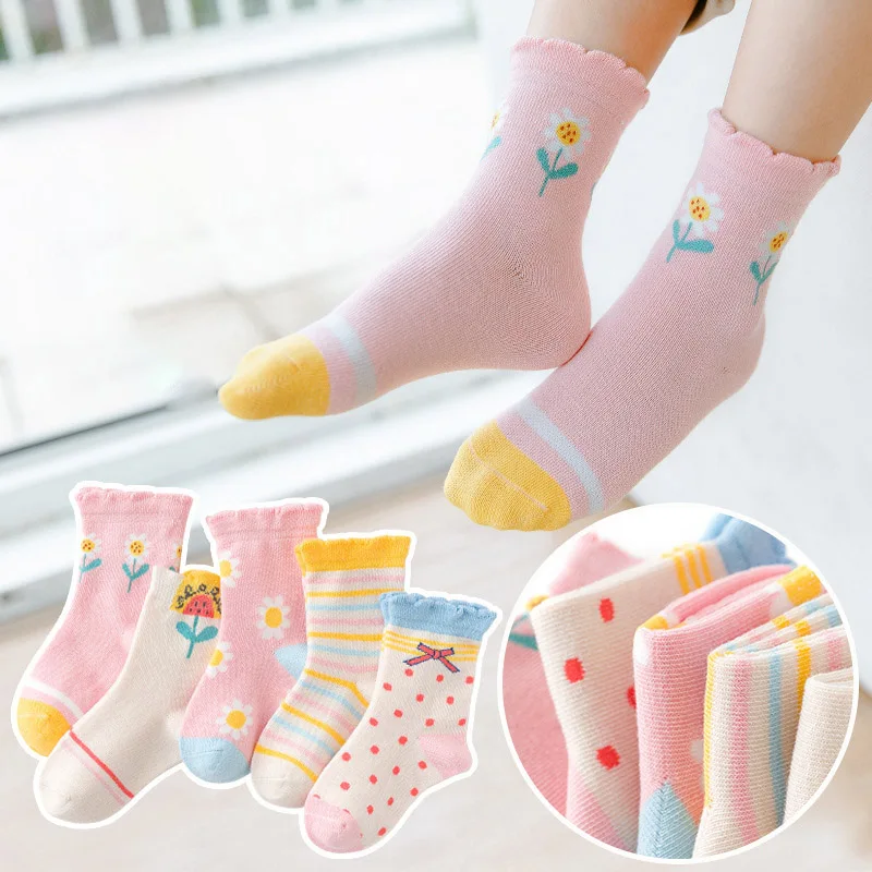 Носки детские хлопковые утепленные 5 пар/Лот От 1 до 12 лет | Детская одежда и обувь