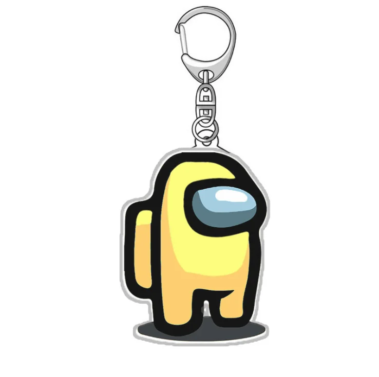 Новые популярные игры среди нас брелок акриловые красочные подарочные брелки