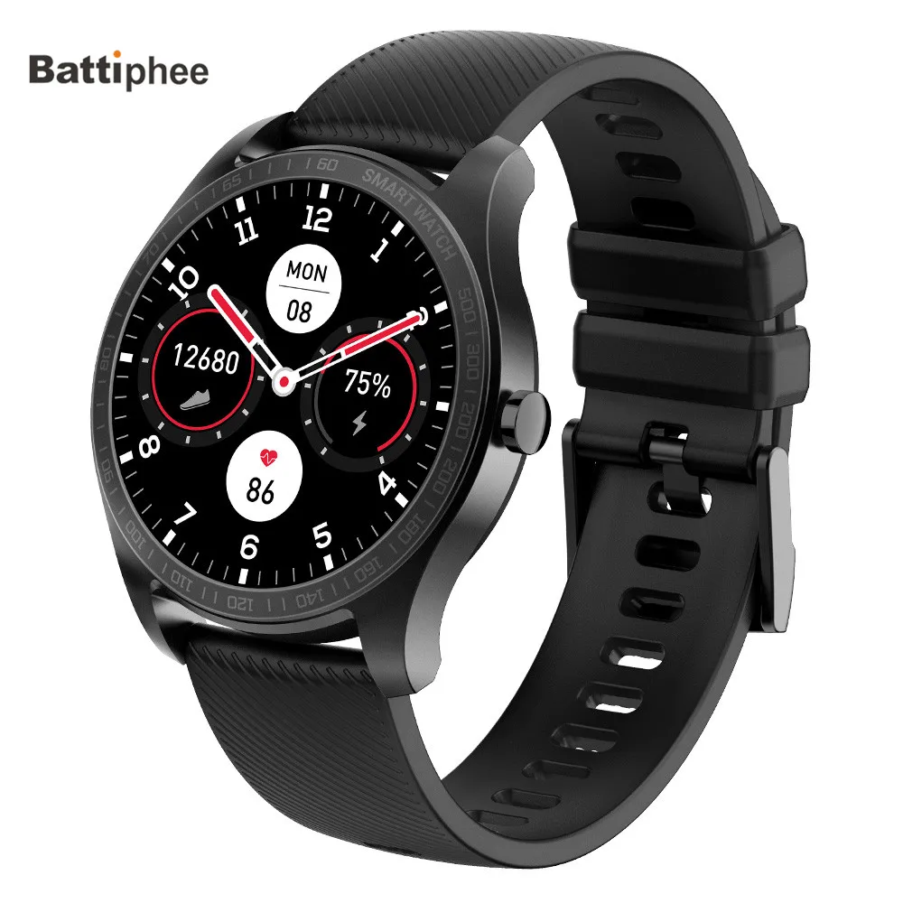 Новинка 2020 умные часы Battiphee KW11 AMOLED HD экран спортивный дизайн пульсометр