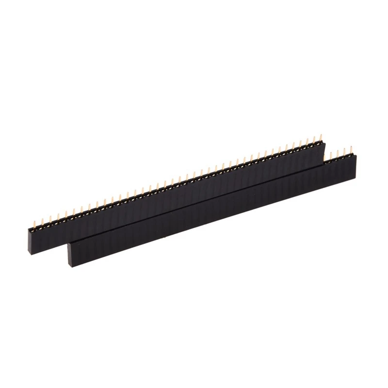 20 Pcs 1X40 Pin 2.54mm Pitch Straight Single Row PCB Female Headers | Электроника