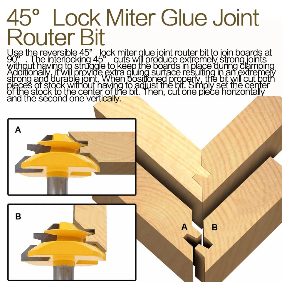 Концевая фреза с хвостовиком 8 мм торцевая защитой от откидной крышки 45 градусов