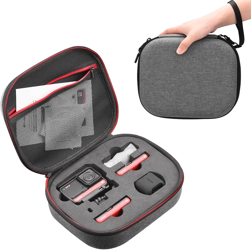 

Insta360 ONE R Storage Bag Handbag Case Hard Cover Shell Carrying Case Box For Insta360 ONE R 4K Wide Angle Camera Accessories