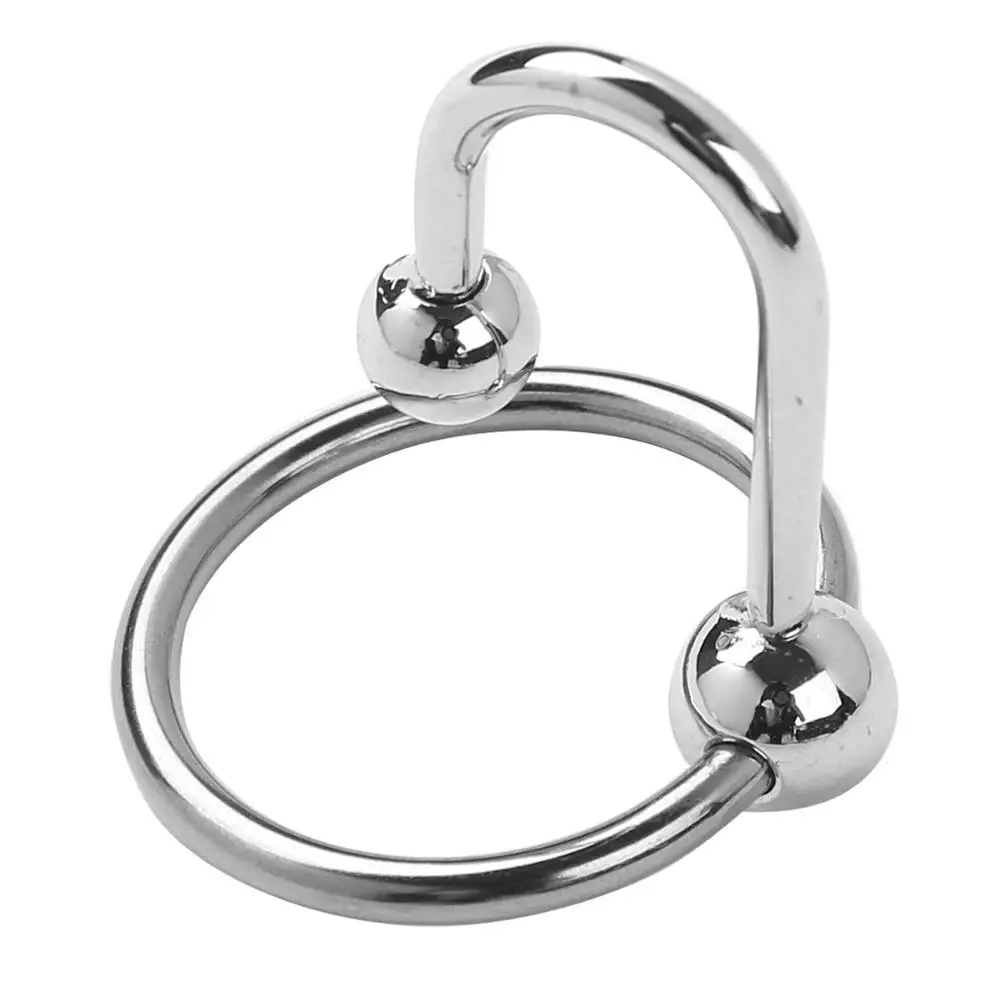 Секс-игрушки 28 мм/30 мм/33 мм/35 мм кольцо для пениса двойной шар нержавеющая сталь