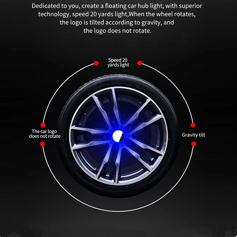 For Land Rover 66mm Hub Light Car Floating Illumination Energy Wheel Caps LED Center Cap Cover Lighting | Автомобили и мотоциклы