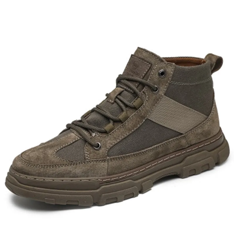 

Autumn new high-top Martin boots British style Korean tooling men's boots fashion street in tube men's shoes MJ0247