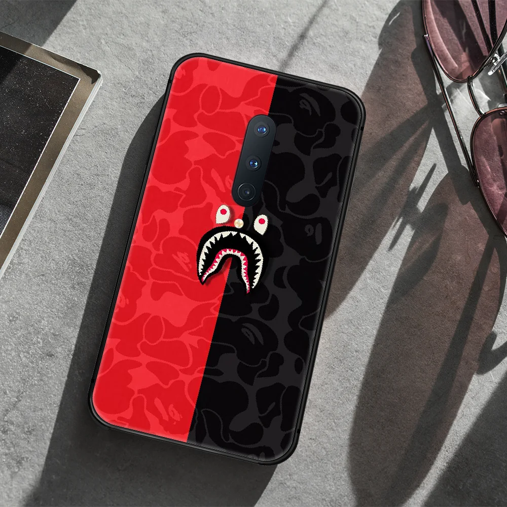

Camouflage Pattern Camo bape Phone Case Cover Hull For 1+ Oneplus 5T 6 6T 7 7T 8 8T Pro black Bumper 3D Shell Trend Hoesjes