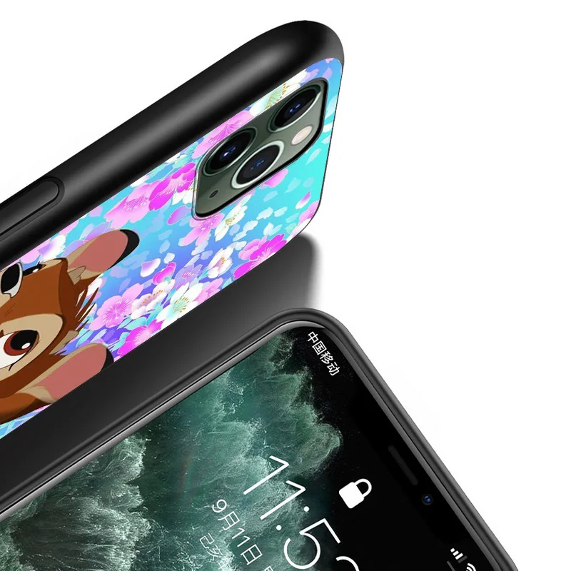 

Disney Cartoon Animation Bambi For Apple iPhone 12 11 XS Pro Max Mini XR X 8 7 6 6S Plus 5 SE Soft TPU Silicone Black Phone Case