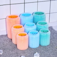 3 size dog paw cleaner cup soft silicone combs portable convenience silicon pet paw washer soft comfortable pet paw cleaning cup