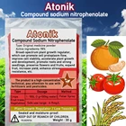 Концентрированный Порошок Atonik соединение нитрофенолата натрия, регулятор роста растений, удобрение для сна для сада, 30 г