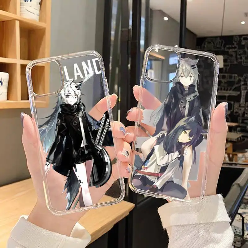 

Arknights Lappland Phone Case Transparent soft For iphone 5 5s 5c se 6 6s 7 8 11 12 plus mini x xs xr pro max