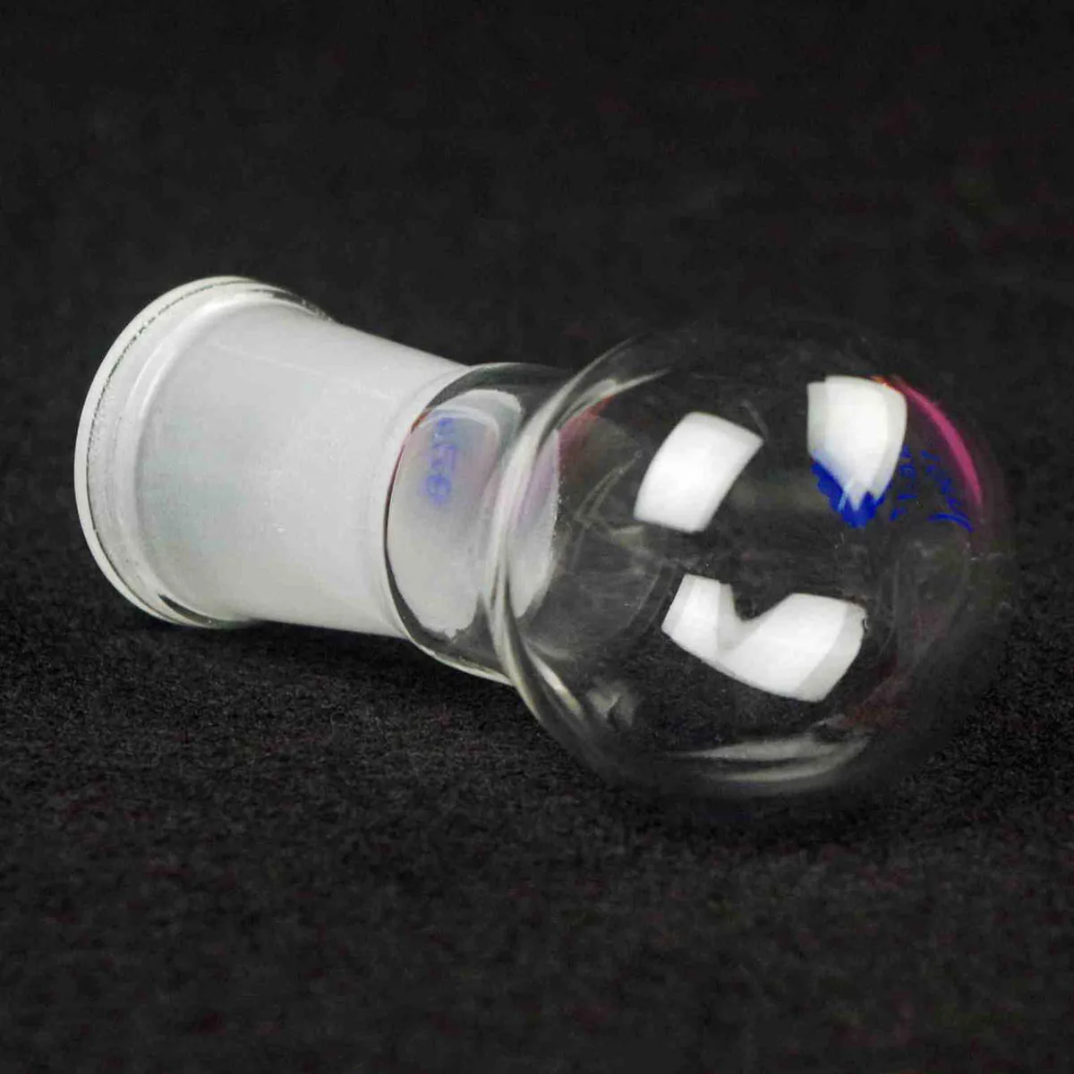 Лабораторная стеклянная колба Quickfit 19/26 с круглым дном и одной короткой шеей 10 мл |