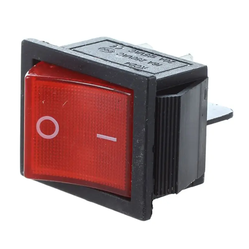 GTBL 2 предмета KCD4 DPST ВКЛ-ВЫКЛ 4 Pin рокер желобковый выключатель 15A/20A AC 250V/125V |