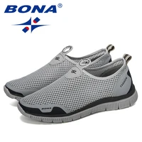 bona mens running shoes breathable light sneakers outdoor mesh casual shoes comfortable travel fishing tennis sports shoes
