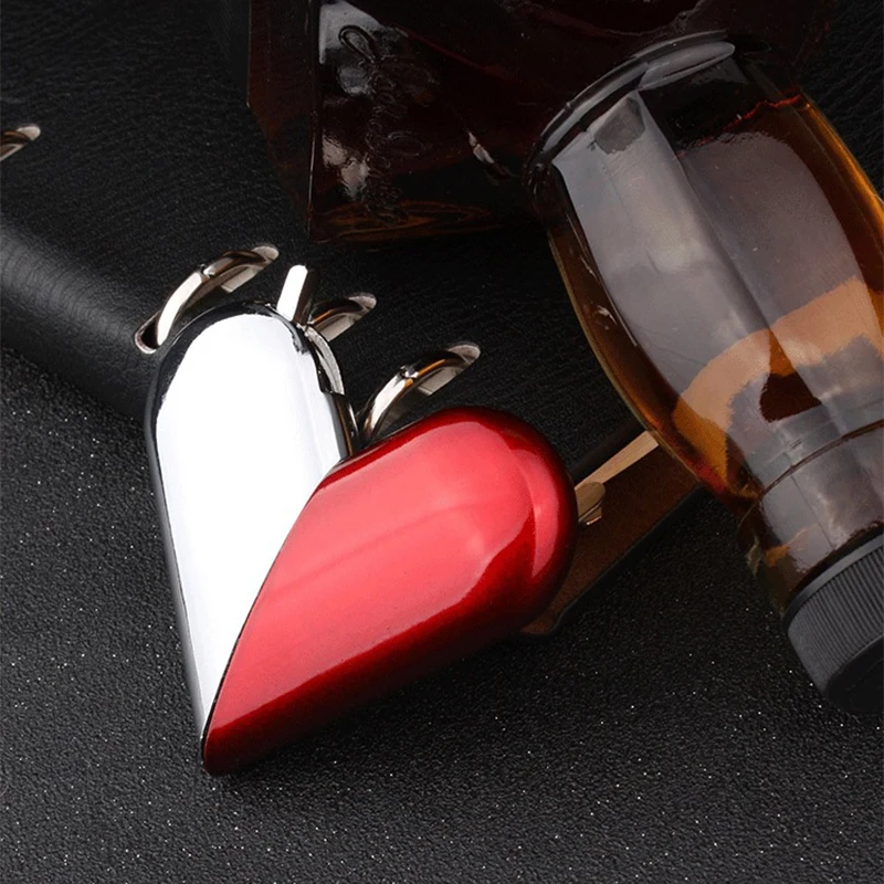 Газовая зажигалка Fold Heart Бутановая Зажигалка металлический шлифовальный круг