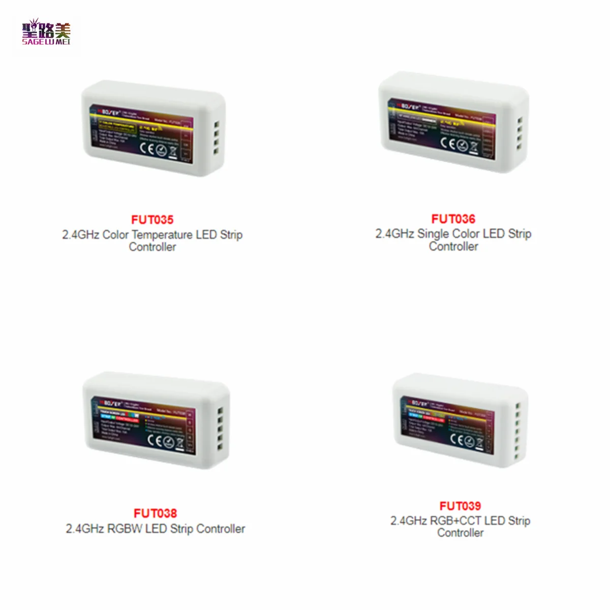 Mi светильник 2 4G RF FUT037 FUT038 FUT039 светодиодный RGB контроллер FUT035 FUT036 диммер для
